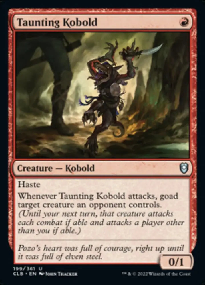 Taunting Kobold [Commander Legends: Battle for Baldur’s Gate] - MTG Single
