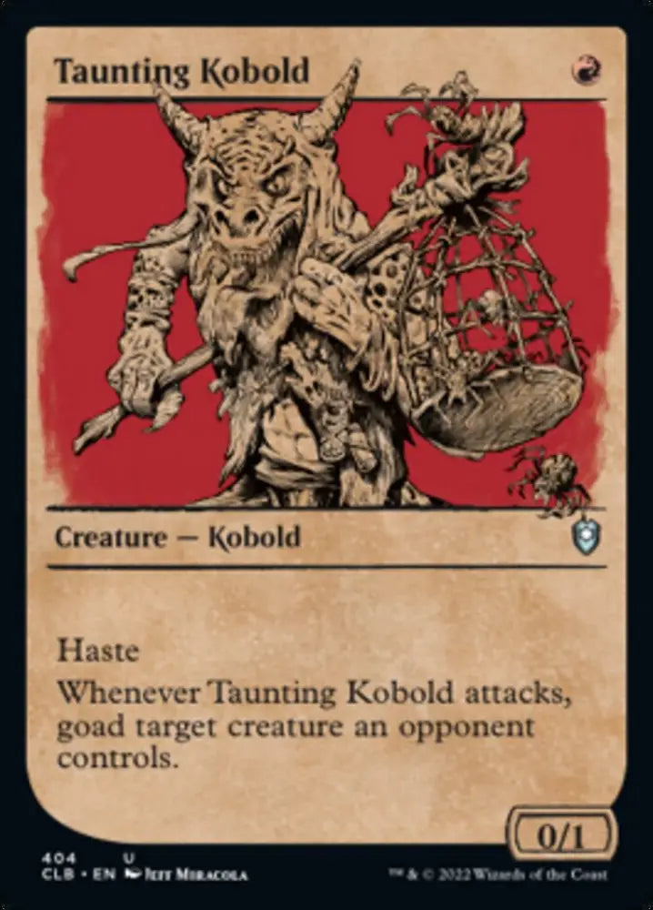 Taunting Kobold (Showcase) [Commander Legends: Battle for Baldur’s Gate] - MTG Single