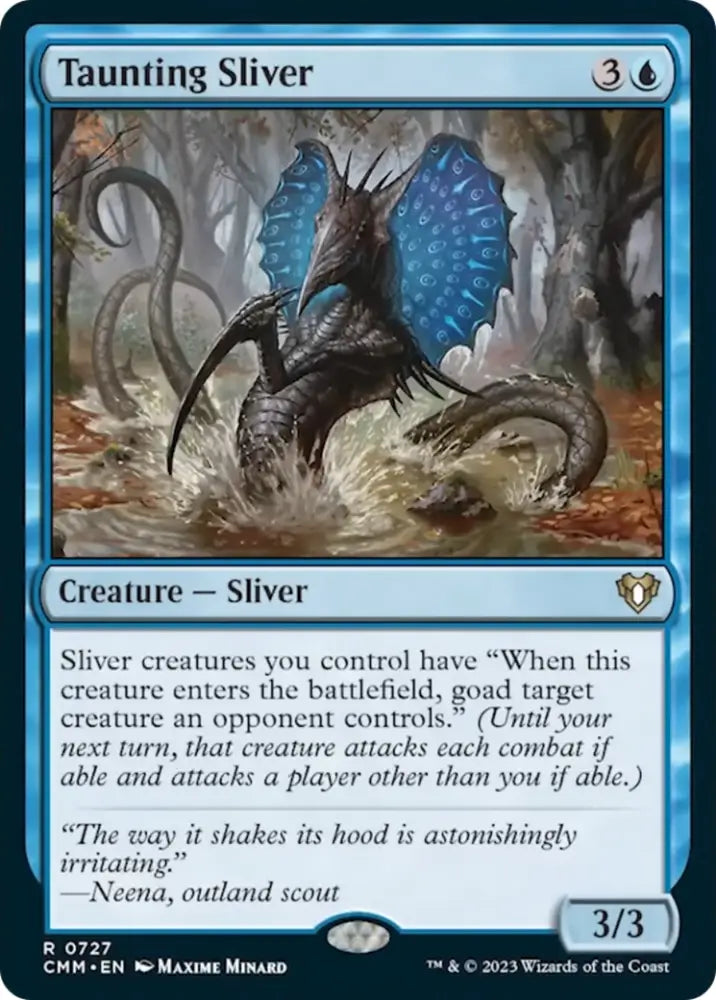 Taunting Sliver [Commander Masters] - MTG Single