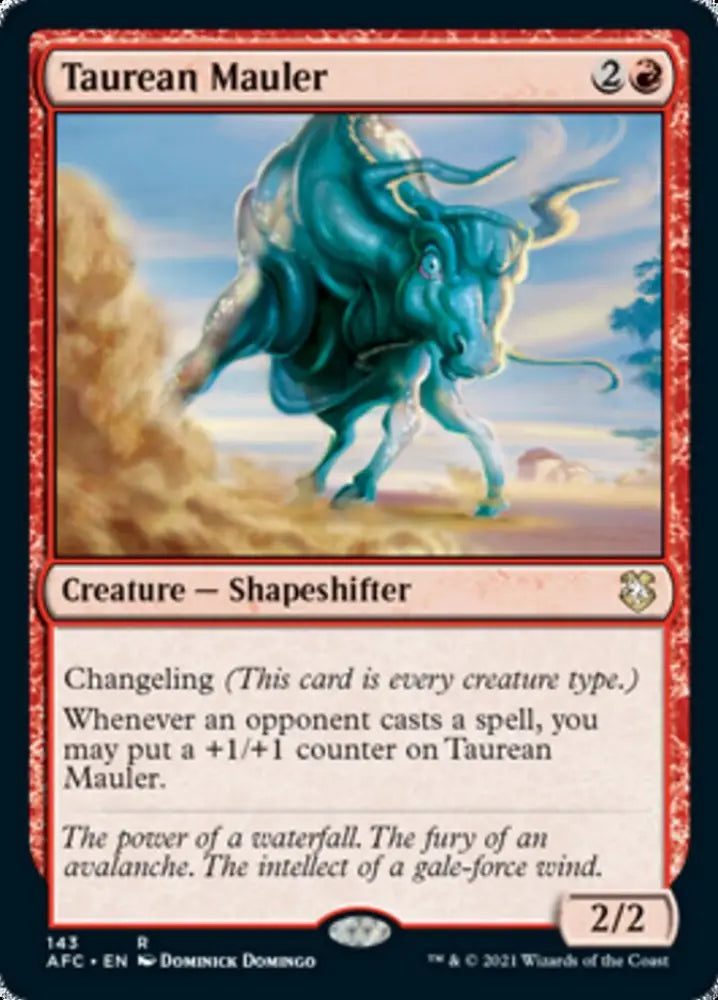 Taurean Mauler [Dungeons & Dragons: Adventures in the Forgotten Realms Commander] - MTG Single