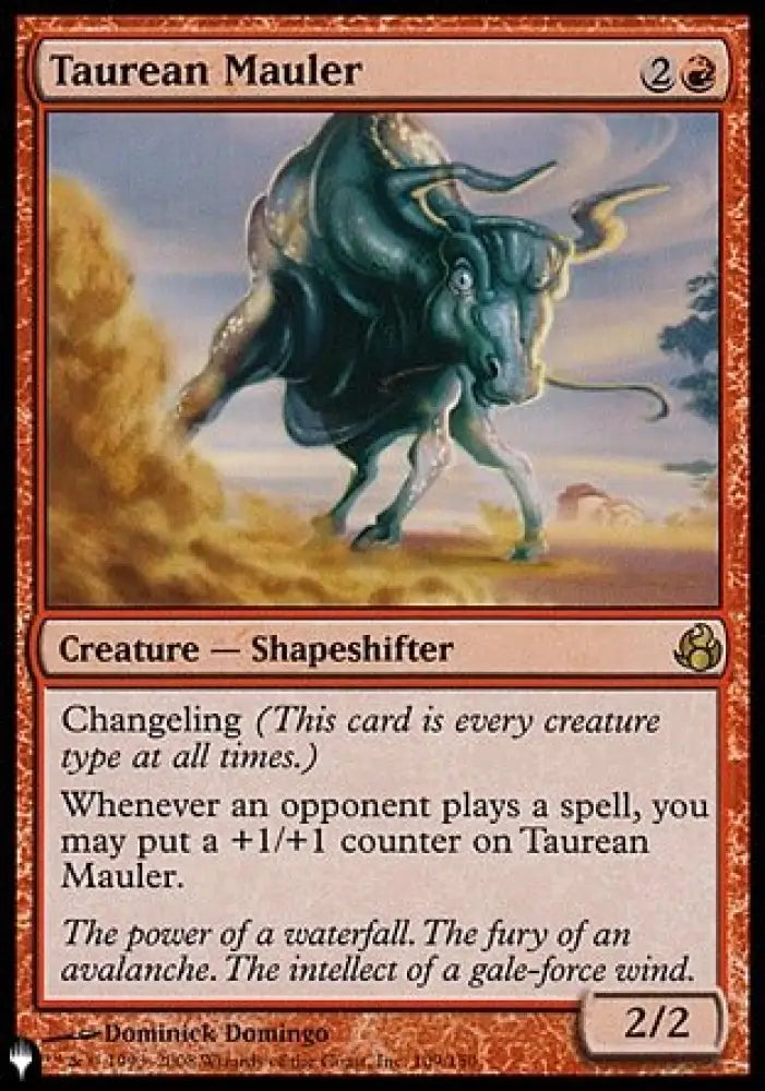 Taurean Mauler [The List] - MTG Single