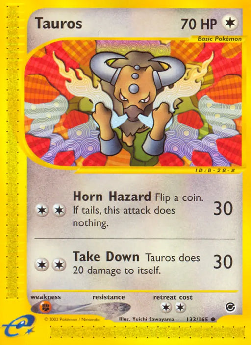 Tauros (133/165) [Expedition: Base Set] - Pokemon Single