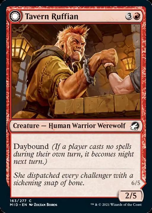 Tavern Ruffian // Tavern Smasher [Innistrad: Midnight Hunt] - MTG Single