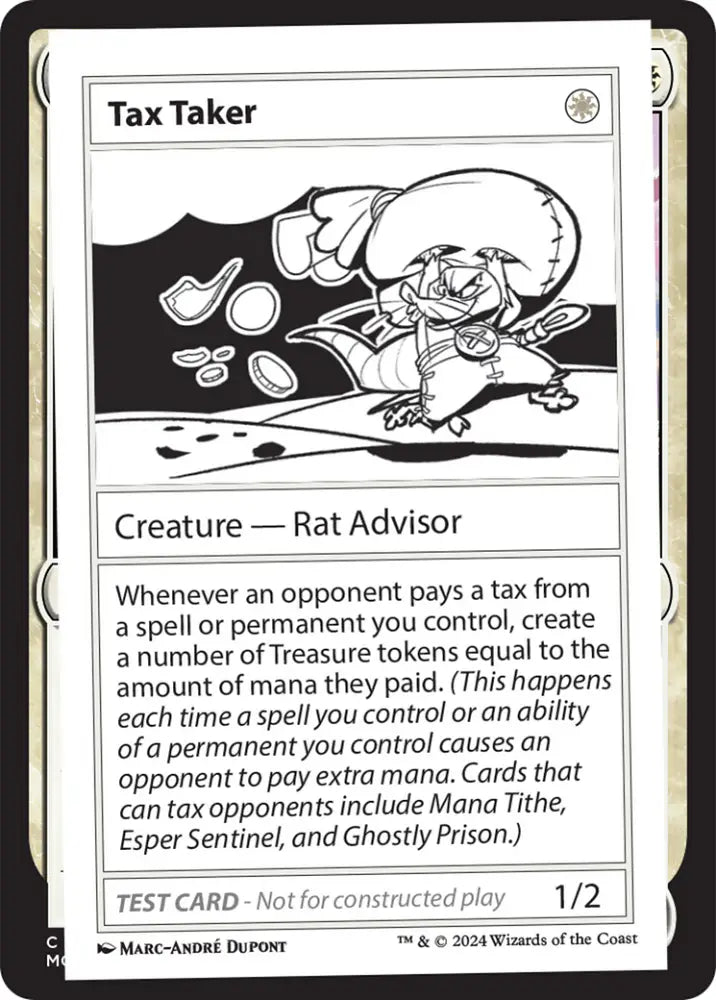 Tax Taker [Mystery Booster 2 Playtest Cards] - MTG Single