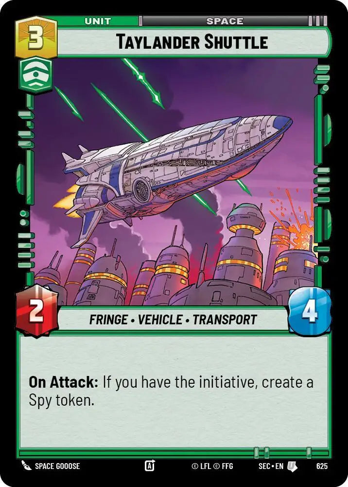 Taylander Shuttle (Foil) (625) [Secrets of Power]