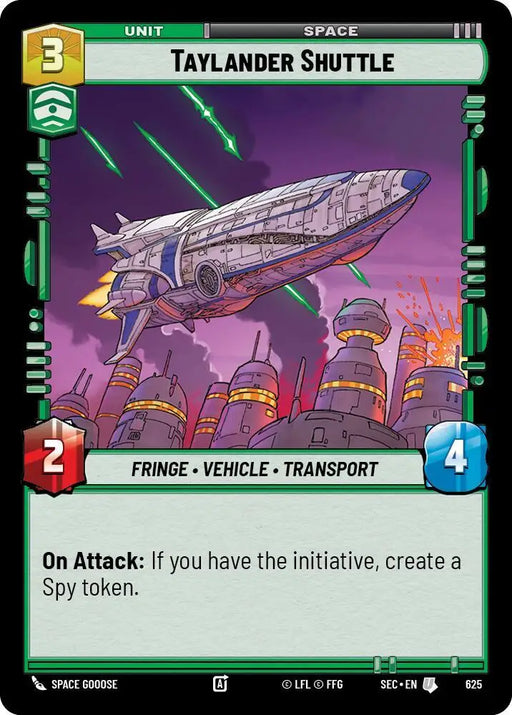 Taylander Shuttle (Foil) (625) [Secrets of Power]
