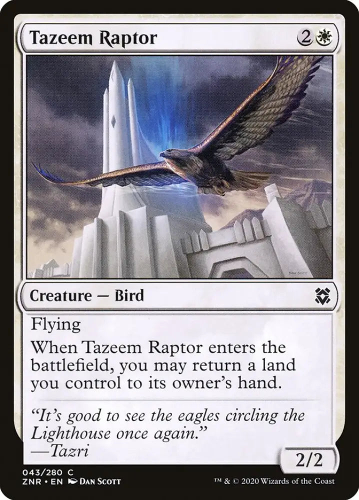 Tazeem Raptor [Zendikar Rising] - MTG Single