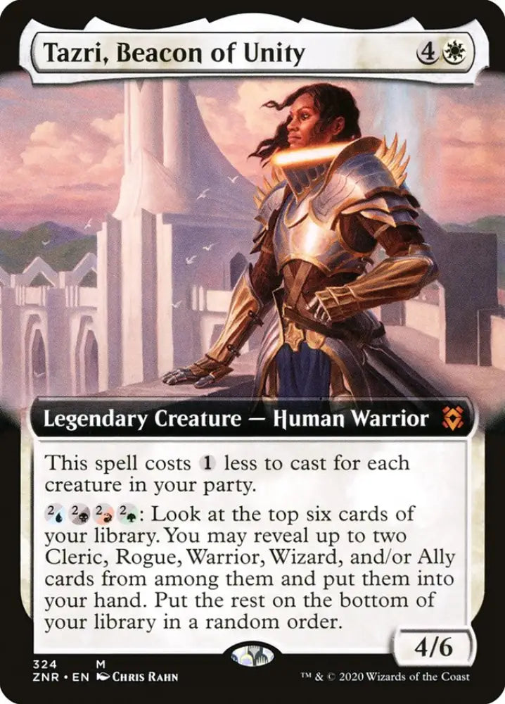 Tazri Beacon of Unity (Extended Art) [Zendikar Rising] - MTG Single