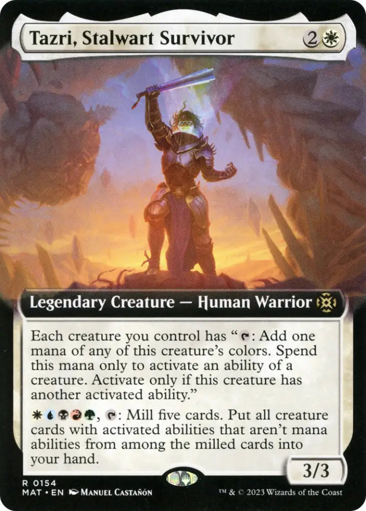 Tazri Stalwart Survivor (Extended Art) [March of the Machine: The Aftermath] - MTG Single
