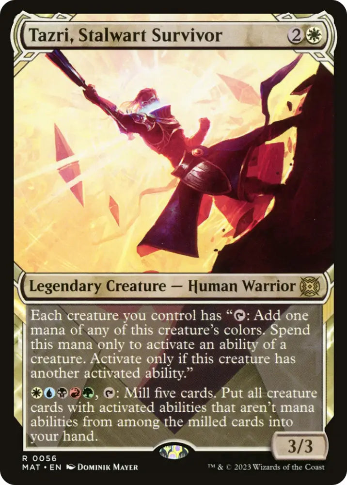Tazri Stalwart Survivor (Showcase) [March of the Machine: The Aftermath] - MTG Single
