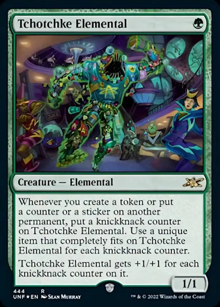 Tchotchke Elemental (Galaxy Foil) [Unfinity] - MTG Single