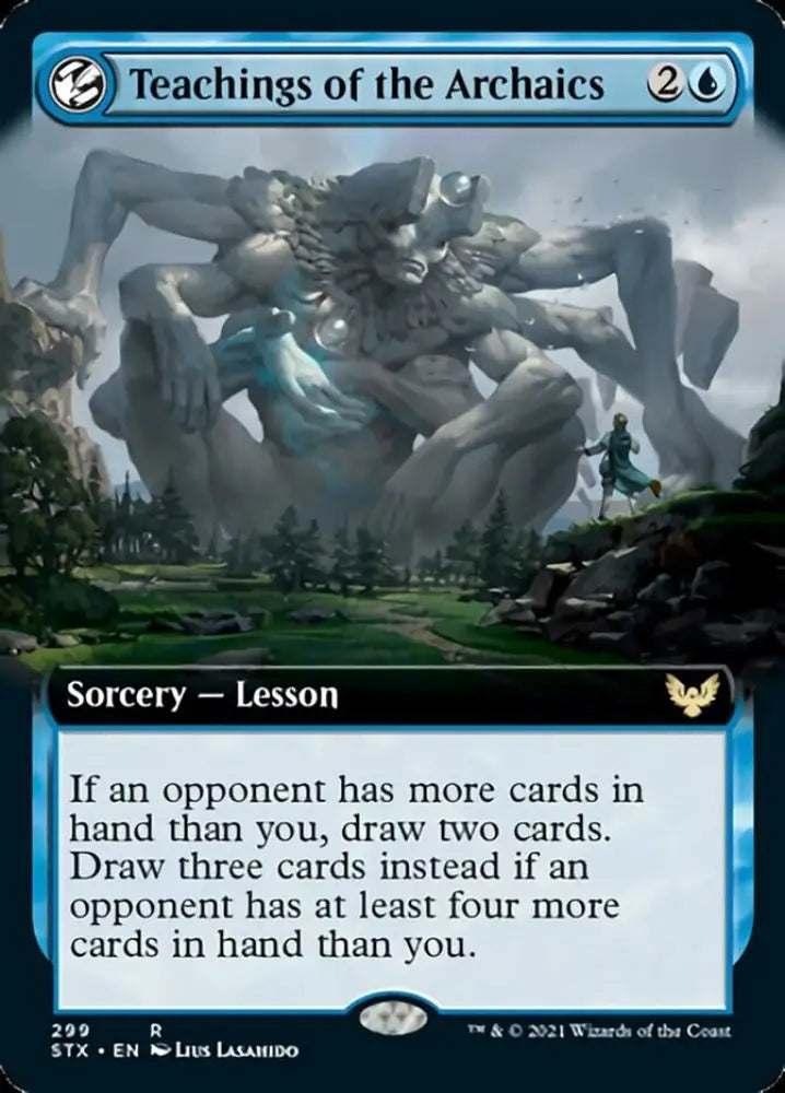 Teachings of the Archaics (Extended Art) [Strixhaven: School of Mages] - MTG Single