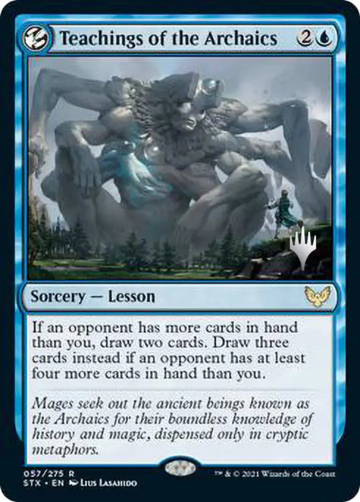 Teachings of the Archaics (Promo Pack) [Strixhaven: School of Mages Promos] - MTG Single