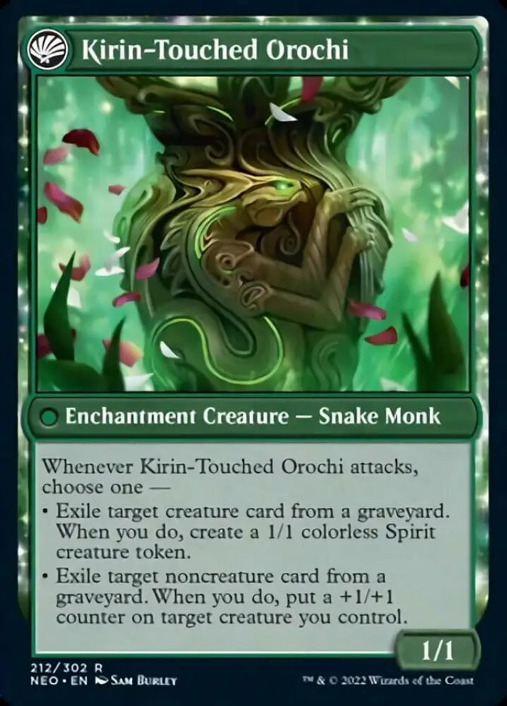 Teachings of the Kirin // Kirin-Touched Orochi [Kamigawa: Neon Dynasty] - MTG Single