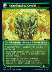 Teachings of the Kirin // Kirin-Touched Orochi (Showcase Soft Glow) [Kamigawa: Neon Dynasty] - MTG Single