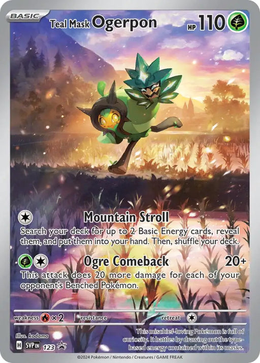 Teal Mask Ogerpon (123) [Scarlet & Violet: Black Star Promos] - Pokemon Single