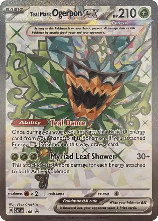 Teal Mask Ogerpon ex (166) [Scarlet & Violet: Black Star Promos] - Pokemon Single