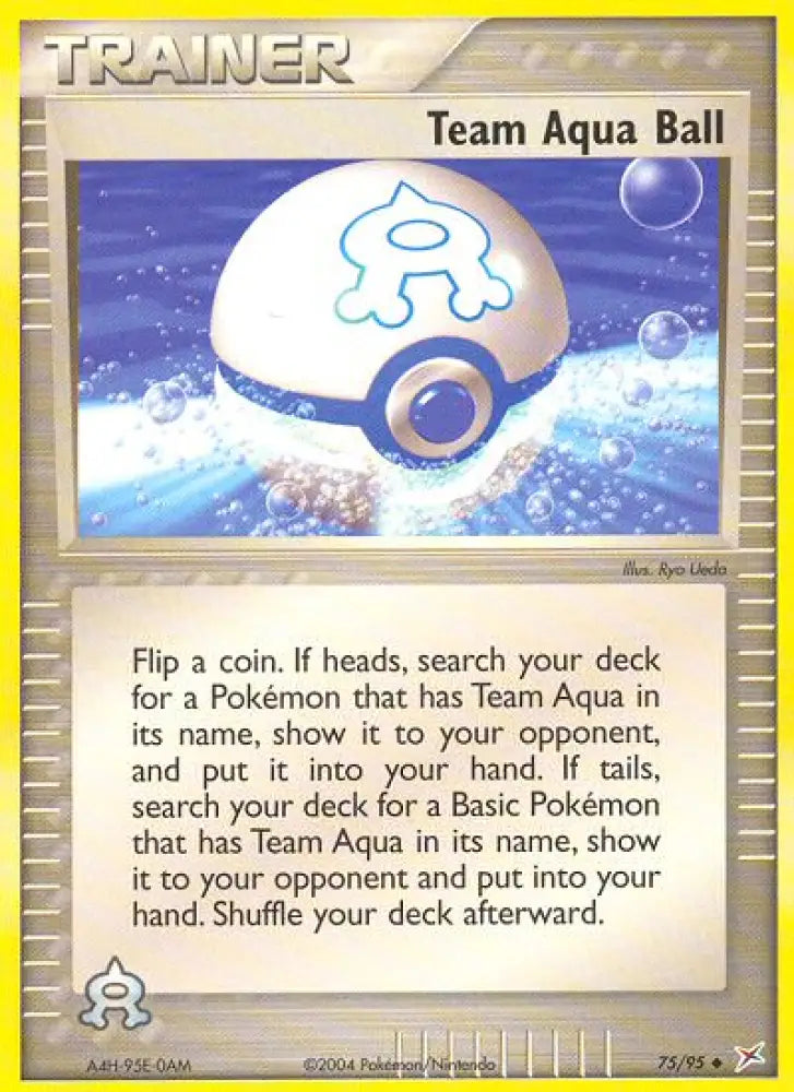 Team Aqua Ball (75/95) [EX: Team Magma vs Team Aqua] - Pokemon Single