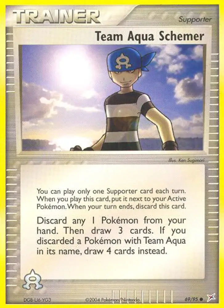 Team Aqua Schemer (69/95) [EX: Team Magma vs Team Aqua] - Pokemon Single