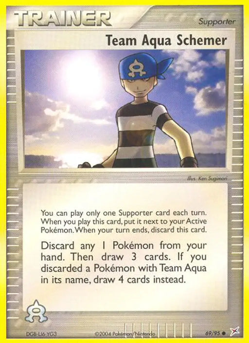 Team Aqua Schemer (69/95) [EX: Team Magma vs Team Aqua] - Pokemon Single