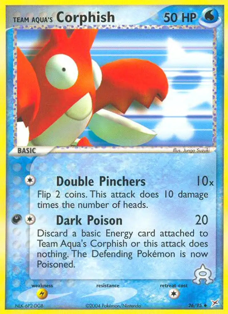 Team Aqua’s Corphish (26/95) [EX: Team Magma vs Team Aqua] - Pokemon Single