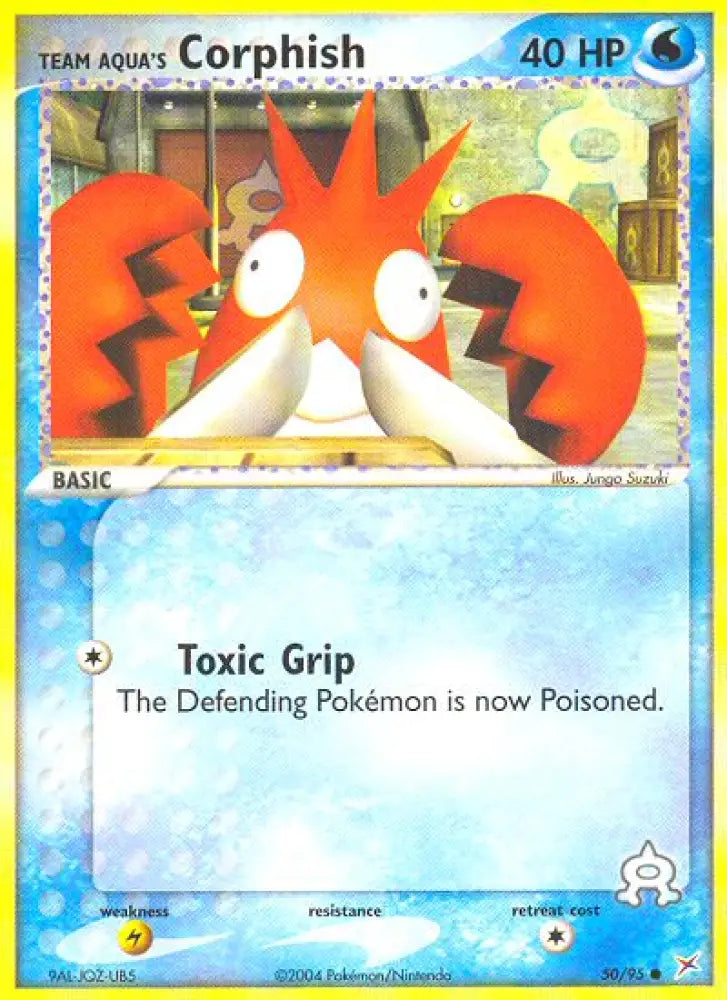 Team Aqua’s Corphish (50/95) [EX: Team Magma vs Team Aqua] - Pokemon Single
