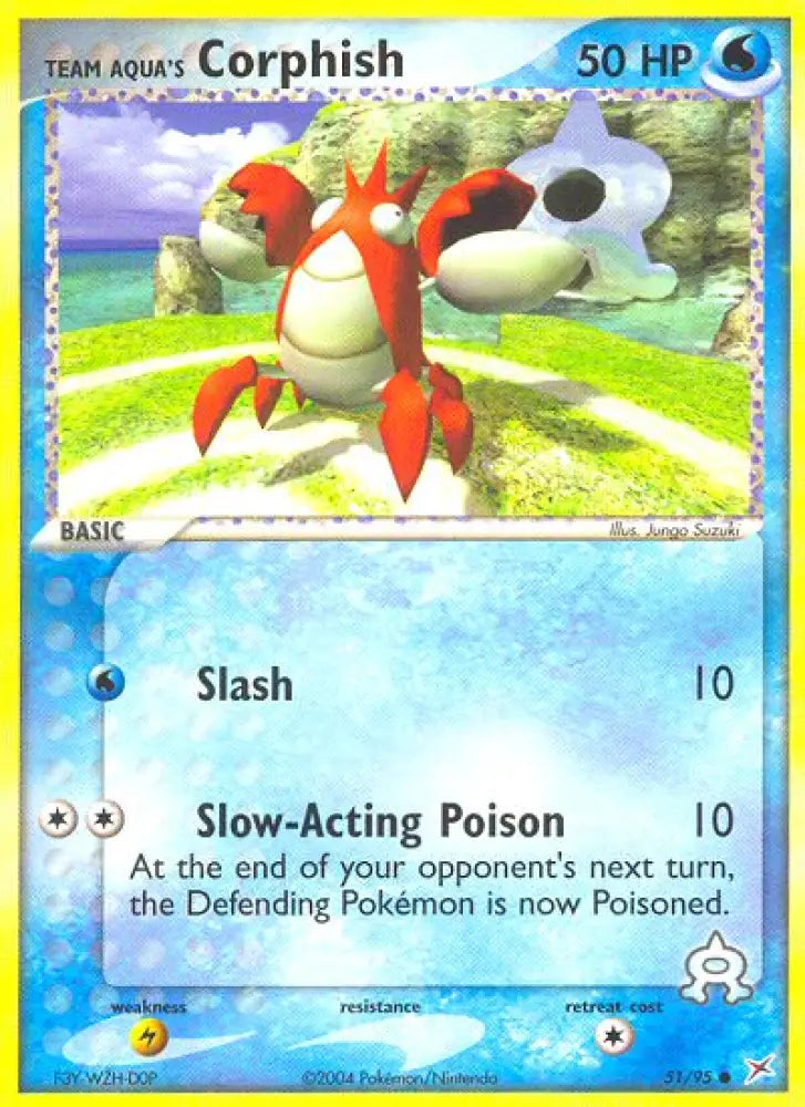 Team Aqua’s Corphish (51/95) [EX: Team Magma vs Team Aqua] - Pokemon Single