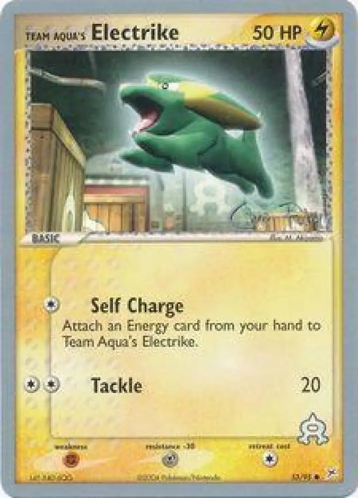 Team Aqua’s Electrike (53/95) (Blaziken Tech - Chris Fulop) [World Championships 2004] - Pokemon Single