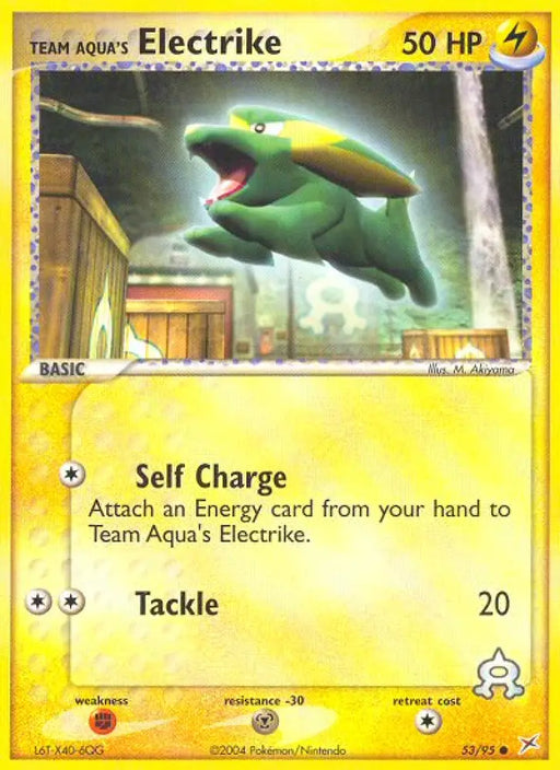 Team Aqua’s Electrike (53/95) [EX: Team Magma vs Team Aqua] - Pokemon Single