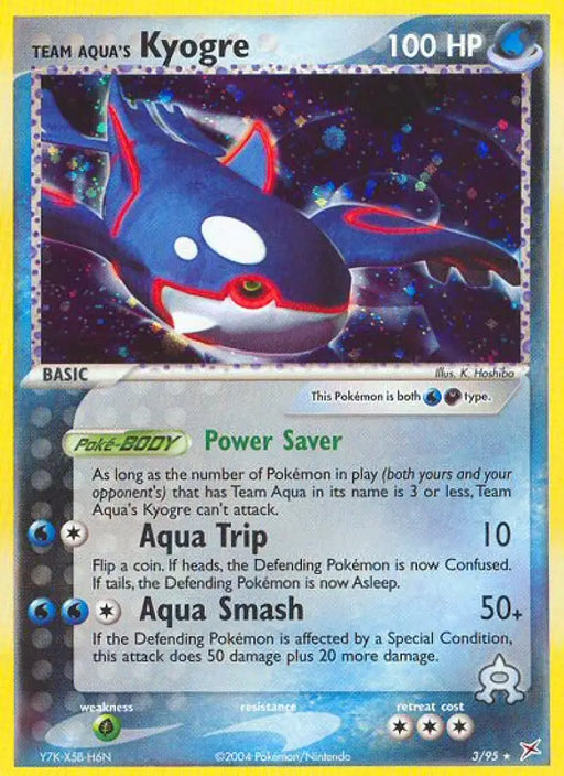 Team Aqua’s Kyogre (3/95) [EX: Team Magma vs Team Aqua] - Pokemon Single
