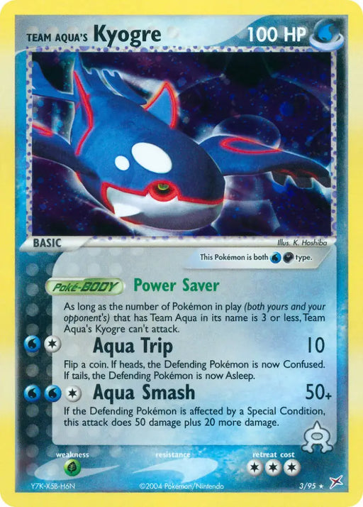 Team Aqua’s Kyogre (3/95) (Theme Deck Exclusive) [EX: Team Magma vs Team Aqua] - Pokemon Single