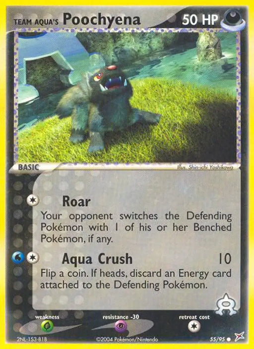Team Aqua’s Poochyena (55/95) [EX: Team Magma vs Team Aqua] - Pokemon Single