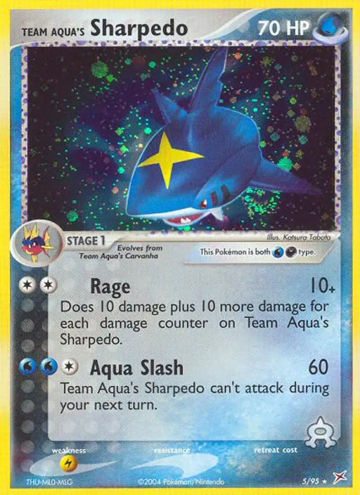 Team Aqua’s Sharpedo (5/95) [EX: Team Magma vs Team Aqua] - Pokemon Single
