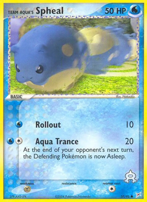 Team Aqua’s Spheal (57/95) [EX: Team Magma vs Team Aqua] - Pokemon Single