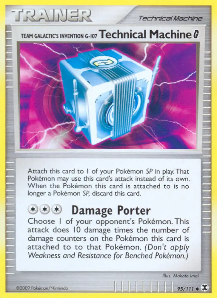 Team Galactic’s Invention G-107 Technical Machine (95/111) [Platinum: Rising Rivals] - Pokemon Single