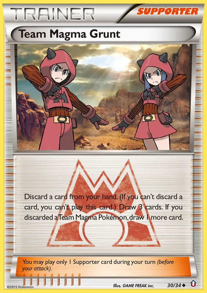 Team Magma Grunt (30/34) [XY: Double Crisis] - Pokemon Single
