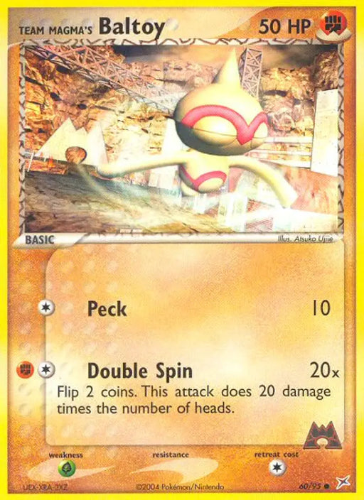 Team Magma’s Baltoy (60/95) [EX: Team Magma vs Team Aqua] - Pokemon Single