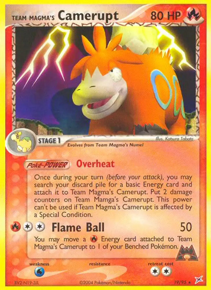 Team Magma’s Camerupt (19/95) [EX: Team Magma vs Team Aqua] - Pokemon Single