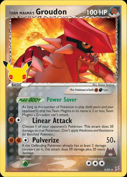 Team Magma’s Groudon (9/95) [Celebrations: 25th Anniversary - Classic Collection] - Pokemon Single