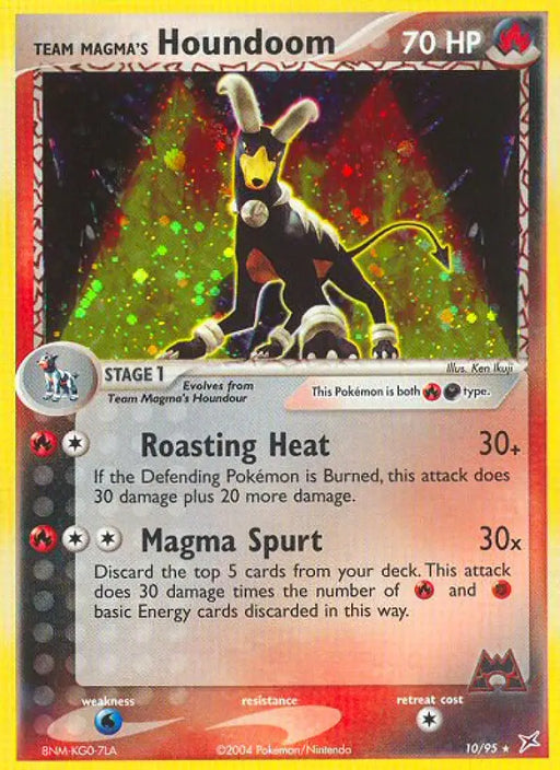 Team Magma’s Houndoom (10/95) [EX: Team Magma vs Team Aqua] - Pokemon Single