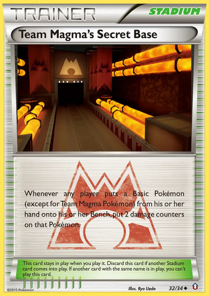 Team Magma’s Secret Base (32/34) [XY: Double Crisis] - Pokemon Single
