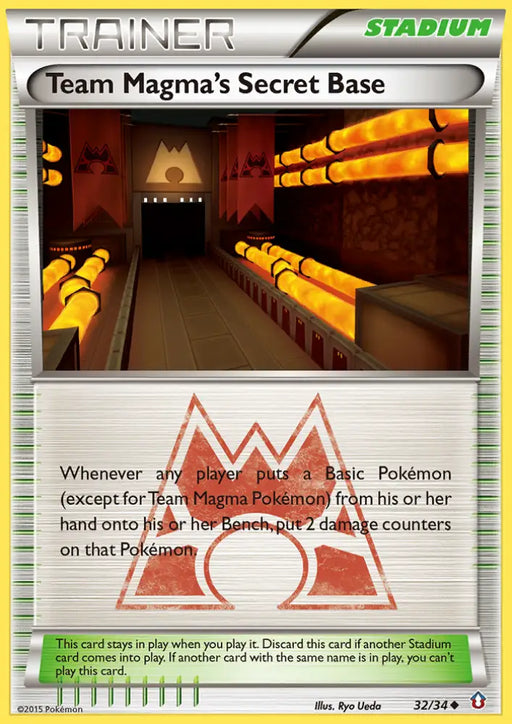 Team Magma’s Secret Base (32/34) [XY: Double Crisis] - Pokemon Single