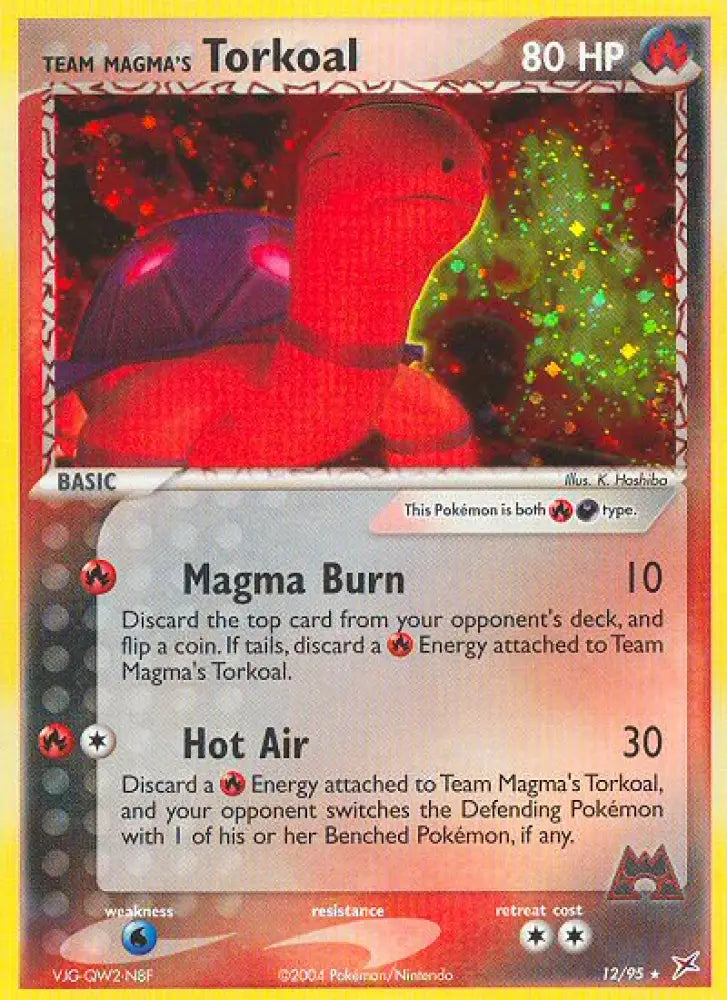 Team Magma’s Torkoal (12/95) [EX: Team Magma vs Team Aqua] - Pokemon Single