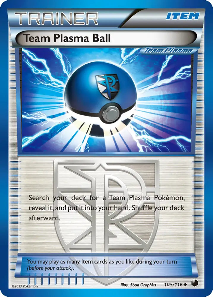 Team Plasma Ball (105/116) [Black & White: Plasma Freeze] - Pokemon Single