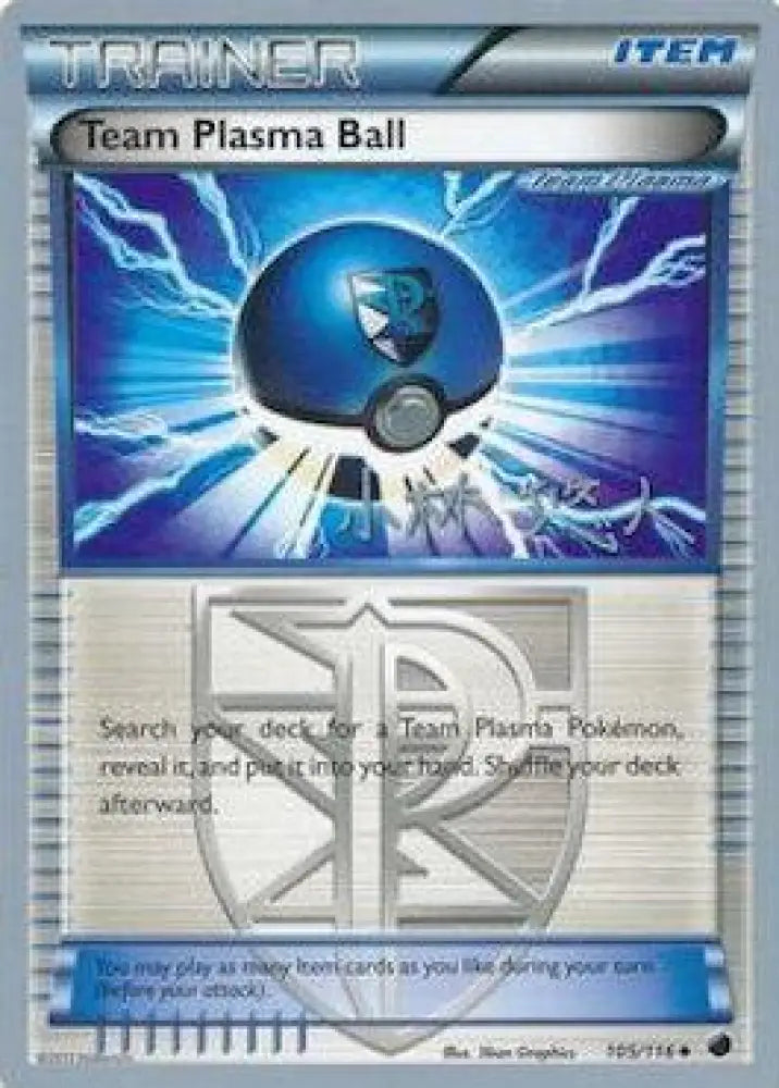 Team Plasma Ball (105/116) (Plasma Power - Haruto Kobayashi) [World Championships 2014] - Pokemon Single