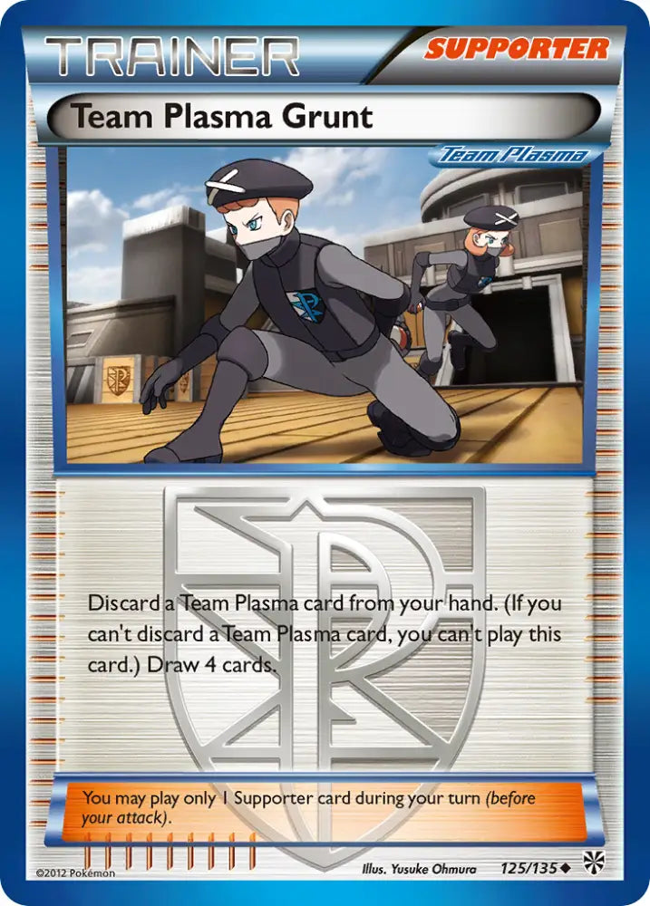 Team Plasma Grunt (125/135) [Black & White: Plasma Storm] - Pokemon Single