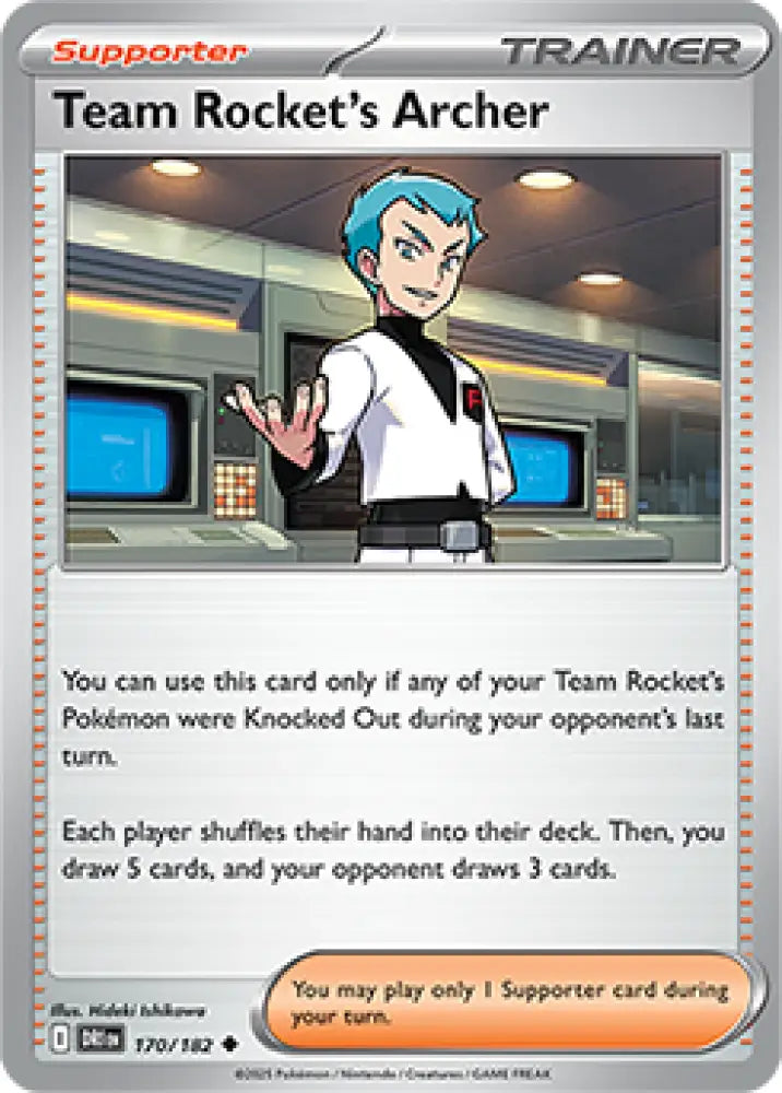Team Rocket’s Archer - 170/182 [SV10: Destined Rivals] - Pokemon Single