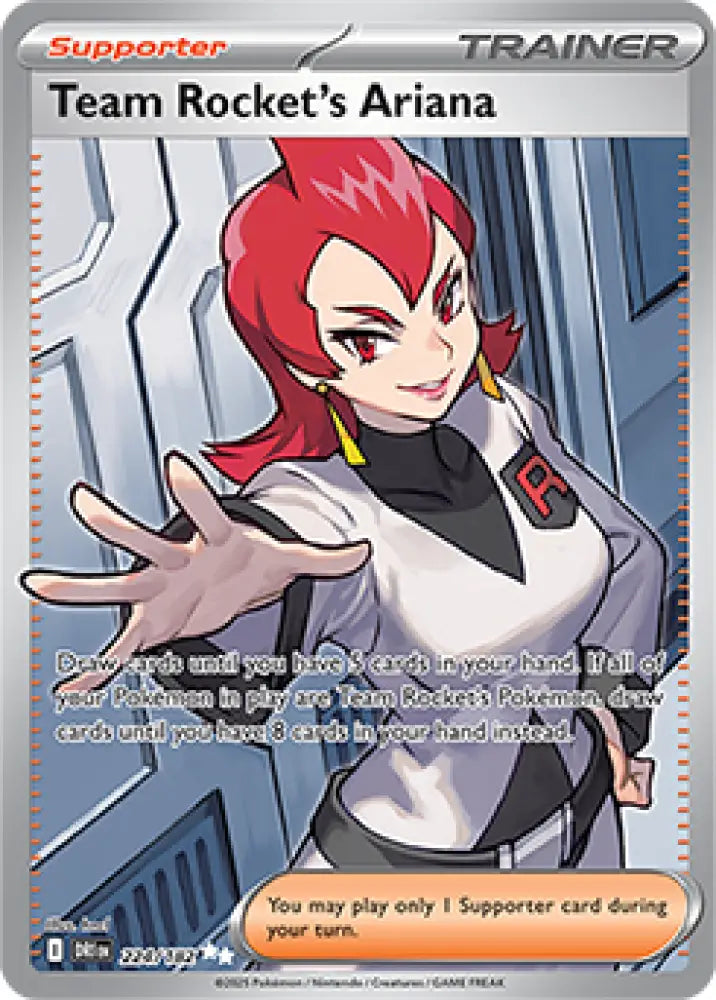 Team Rocket’s Ariana (224/182) [SV10: Destined Rivals] - Pokemon Single