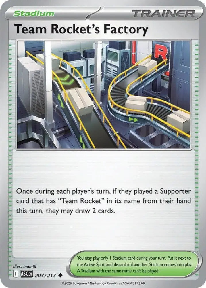 Team Rocket's Factory (203/217) [ME: Ascended Heroes]