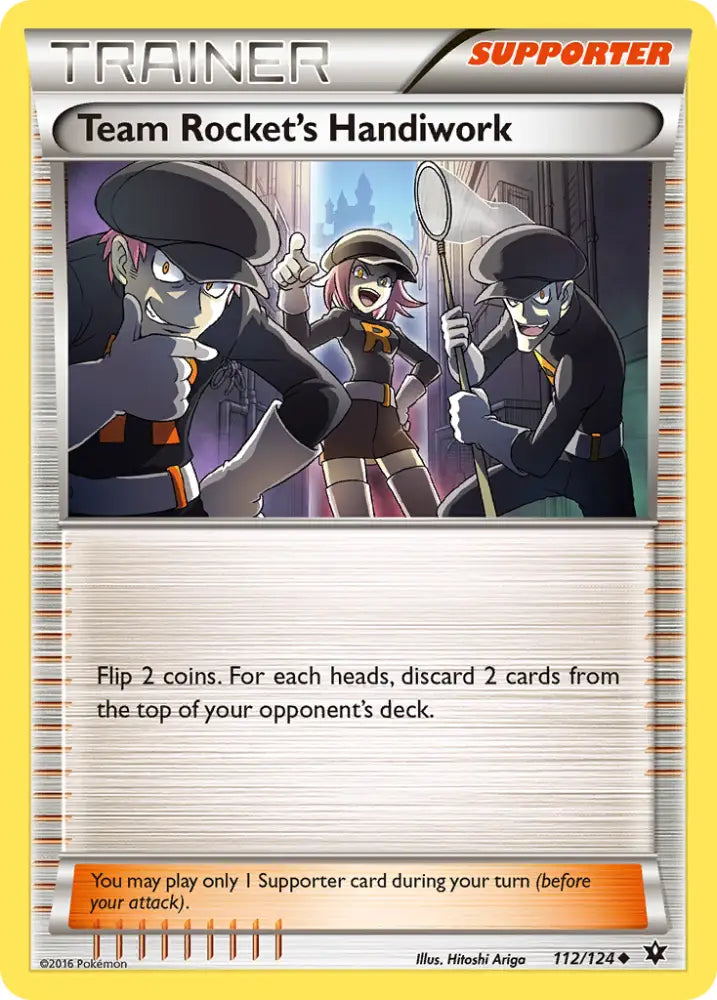 Team Rocket’s Handiwork (112/124) [XY: Fates Collide] - Pokemon Single